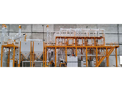 Planta de moagem de farinha de milho com moinho pneumático