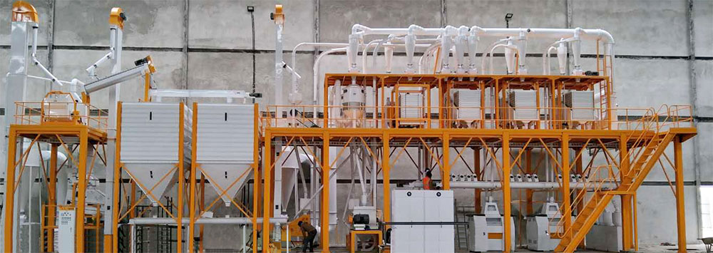 Planta de moagem de farinha de milho com moinho pneumático