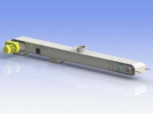 Transportador com Raspador Interior